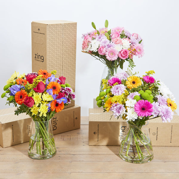 Three Month Flower Subscription Flowers for 3 months Zing Flowers