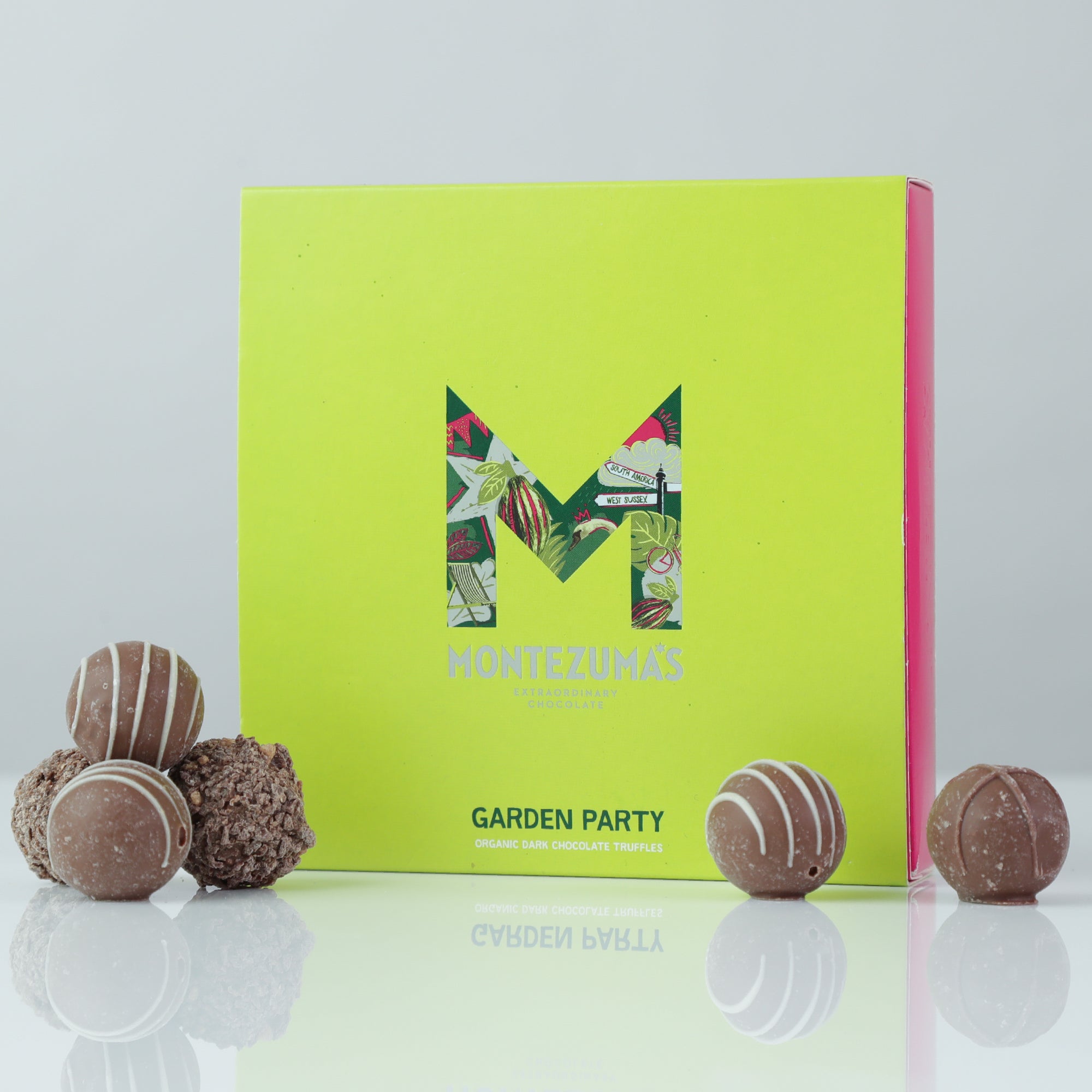 Montezuma 'Garden Party' vegan and organic truffle