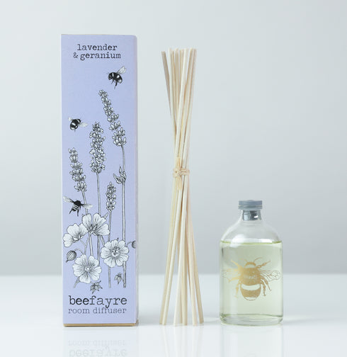 Lavender and Geranium Large Bee Room Diffuser