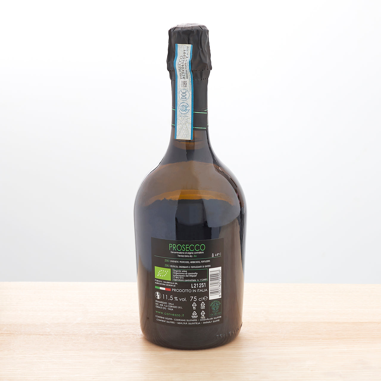 Corvezzo Prosecco DOC Treviso Organic Extra Dry NV