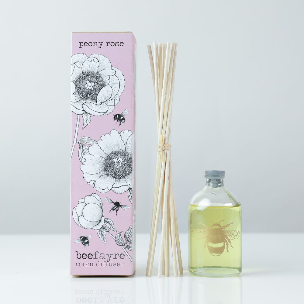 Peony Rose Large Bee Room Diffuser